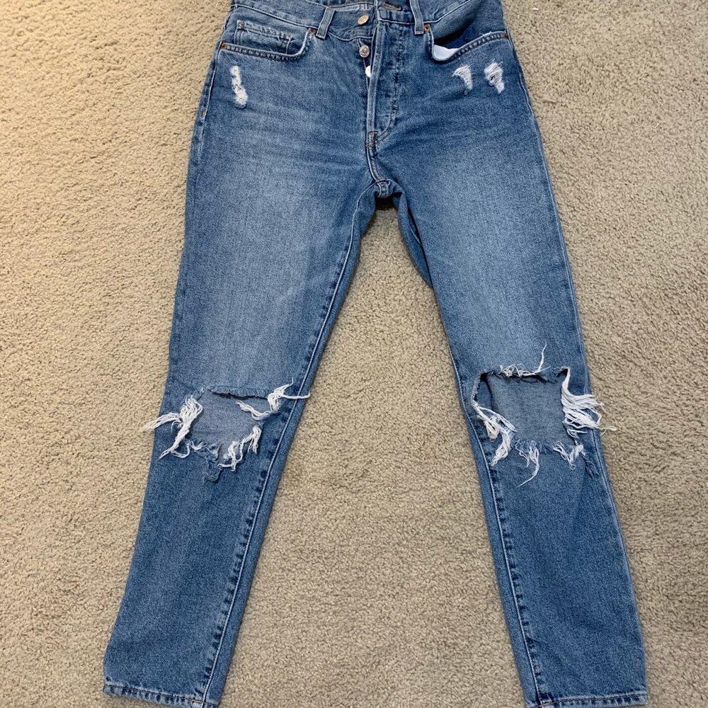 LF vintage distressed jeans